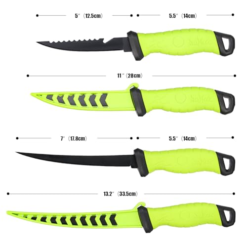 Seaknight YD-SK002 Fishing Fillet Knife, 7Inches Professional Fishing Knives Set thumb #1