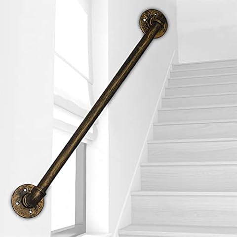 Wrought Iron Pipe Banister Stair Handrail Indoor and Outdoor Cover