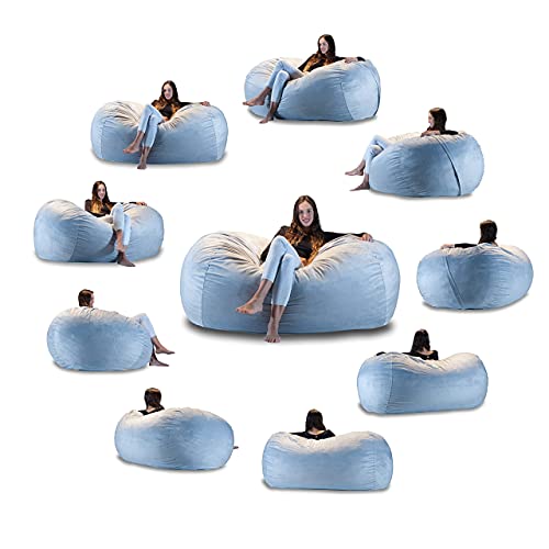 Charlie & Finn DER GRÖSSTE SITZSACK EUROPAS! Relaxen wie auf Einer Wolke Flauschige 1500 l Memory-Foam Füllung und… – Bild 7