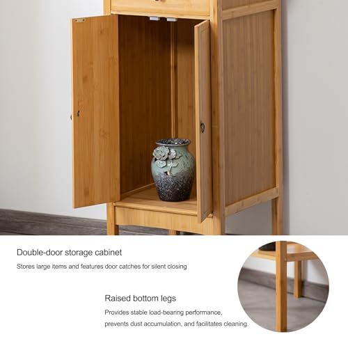 Table d'autel de Bouddha 60x100 cm avec rangement jaune - 7