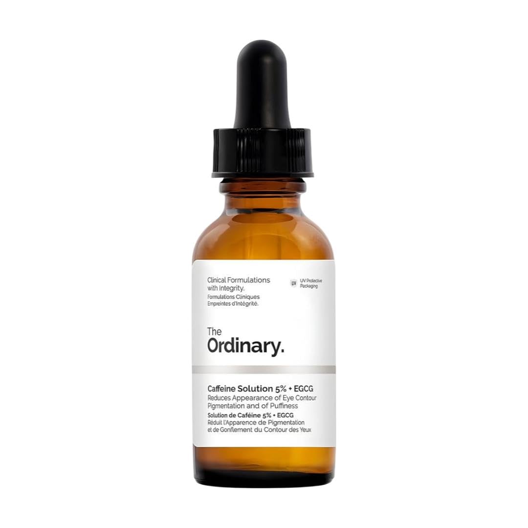 THE ORDINARY Caffeine Solution 5% with EGCG Oil Reduces Appearance of Eye Contour Pigmentation and Puffiness (30ml)