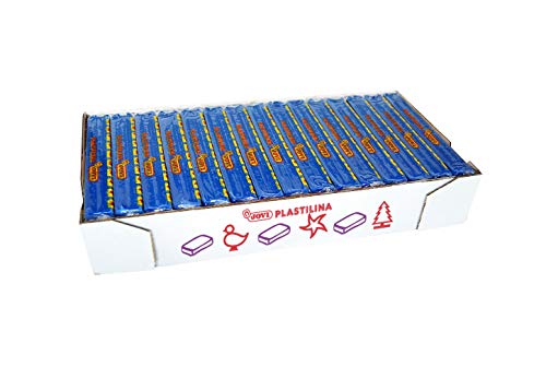 Jovi - Caja de plastilina, 15 pastillas 150 g, color azul oscuro (7113) , color/modelo surtido