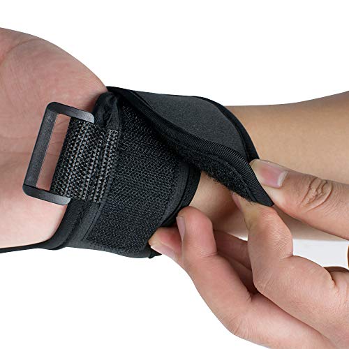 Lolicute Finger Splint Brace Ability,Finger Anti-Spasticity Rehabilitation Auxiliary Training Gloves For Stroke Hemiplegia Patient And Athlete Finger Rehabilitation [Single Hand Universal] (Black) #TOP6