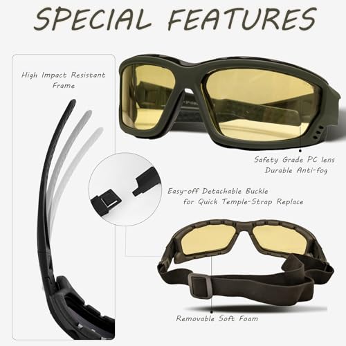 SOL PRO Yellow Lens Safety Sunglasses