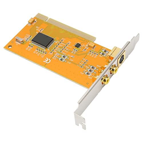 PCI-E Capture Card,PCIe Video Capture Card,640x480 30 FPS Clear Picture Quality Plug and Play PCIe Capture Card for for TV