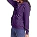 Hanes Women's EcoSmart Full-Zip Hoodie Sweatshirt, Violet Splendor Heather, X Large