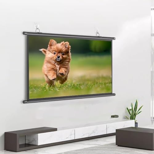 Pantalla de proyector manual 72 pulgadas 16:9 miniatura 4