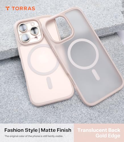 Image of TORRAS Magnetic Shockproof for iPhone 16 Pro Max Case, Fit for MagSafe