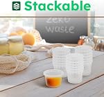 16oz Conteneurs d'aliments délictueux avec lids pour les restes & Stockage, 12 Unités étanches à l'air, étanches, congélateur et micro-ondes, ensemble de contenants en plastique réutilisable pour le rangement de la cuisine