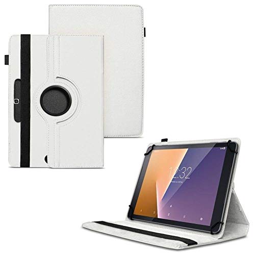 Image of TGK Rotating Cover for Samsung Galaxy Tab E (9.6 inch) SM- T560, T561, T565, T567V - White