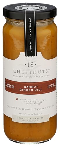 18 Chestnuts, Soup Carrot Ginger Dill, 16 Ounce
