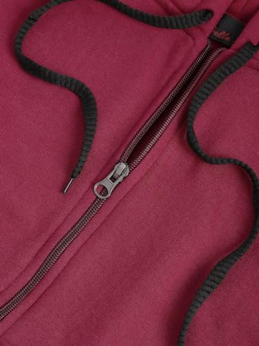 Image of Alano Unisex-Child Wool Blend Comfortable and Stylish Hooded Full Sleeve Lightweight Sweatshirt