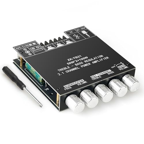 ZK-TB21 2.1 Channel Power Amplifier Bluetooth 5.1 50W×2+100W