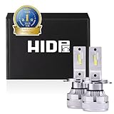 HID屋 H4 38700cd LED ヘッドライト フォグランプ Hi/Lo 切替 爆光 車検対応 ホワイト 12V 2本1セット iシリーズ α(アルファ)