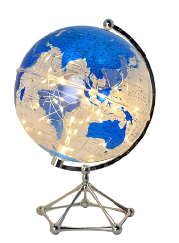 VoyageView�n���V �z�[���f�R���[�V���� ����LED���n���V �X�^���h�t�� 360°��] �a����㑕�� �n������ �m��ߋ� �w�K�ߋ� ���w�Z ���w�Z ���Z �׋� ���w�j�� ����M�t�g (�F20cm�i���C�g�t���j)