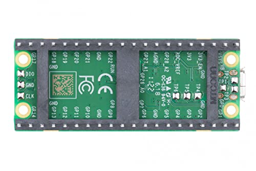 Image of Raspberry Pi Pico H Pico with Headers Soldered