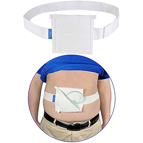 G Tube Holder Belt Feeding Tubes Accessories G Tube Covers Peg Tube Gastrostomy Catheter Pd Dialysis Belt Pads Drainage Medical Abdominal Dialysis for Men Women(28"~37") Cover