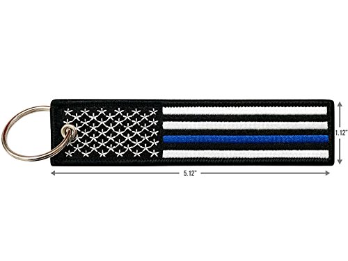 Flag Keychain Tag with Key Ring, EDC for Motorcycles, Scooters, Cars and Gifts