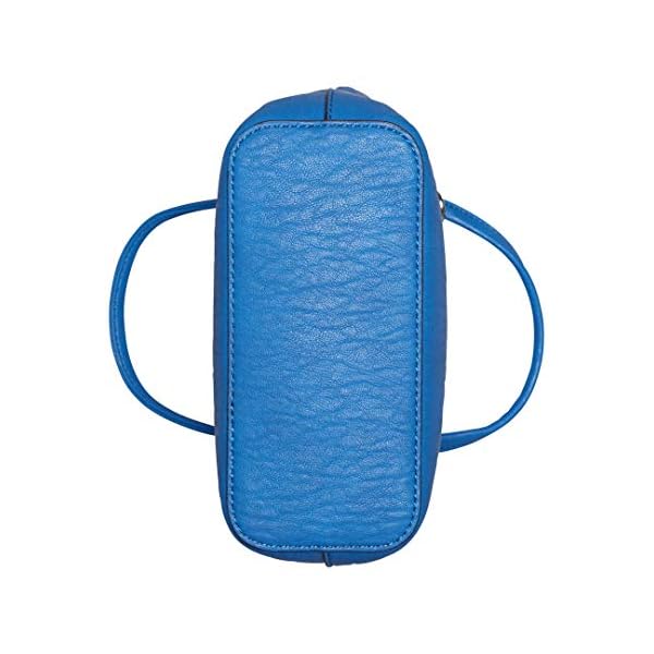 Calvin Klein Gabrianna Bubble Lamb Mini Tote Crossbody, Periwinkle