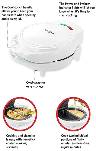EUROSTAR Omelette Maker, White