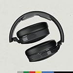 Skullcandy Hesh ANC Over-Ear Noise Cancelling Wireless Headphones with Charging Cable, 22 Hr Battery, Microphone, Works with iPhone Android and Bluetooth Devices - True Black - Image 3