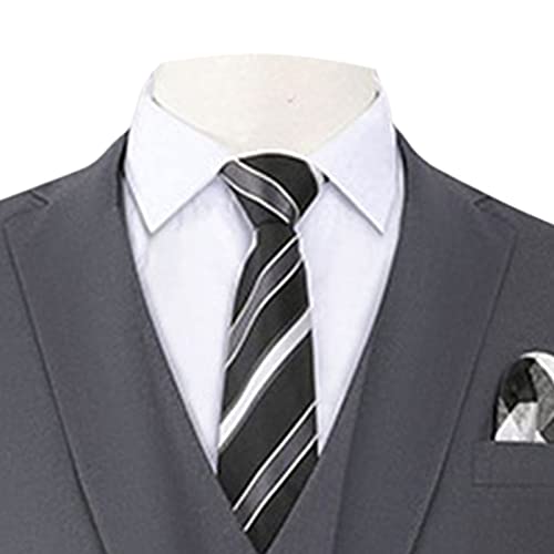 Maiyifu-GJ Men Suits 3 Piece Slim Fit Suit Single Breasted Jacket Vest & Pants Set Elegant Solid Business Wedding Prom Suits2