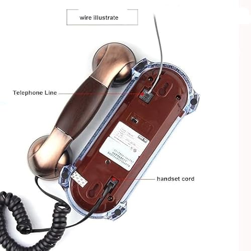 LASALE-Landline-Caller-ID-OHO-617-Telephone-Caller-Phone-Pause-ButtonFlash-ButtonRedial-Function-Landline-Desk-Wall-Mountable-Office-and-Home-Usable-Telephone-1Pcs