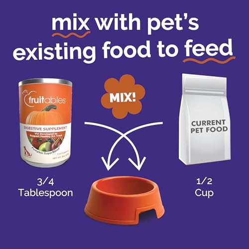 Fruitables Pumpkin Digestive Supplement, Made with Pumpkins for Dogs, Healthy Fiber Supplement for Pet Nutrition, Packed with Superfoods, 15 oz - Image 4