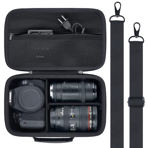 Camera Case for Canon and Nikon DSLRs (Black)