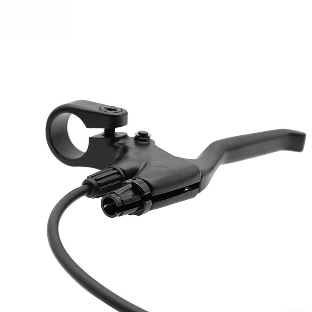 Leve del freno per bici elettrica con Power Cut Off, sensori di sicurezza in lega di alluminio, connettore maschio a 2 pin per manubrio da 22 mm, nero