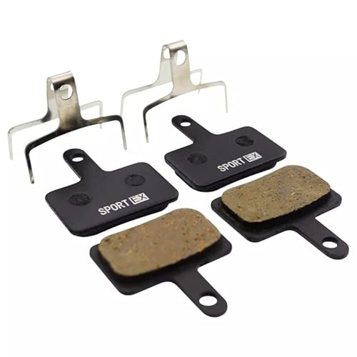 2 pares de pastillas de freno de bicicleta de montaña PARA Shimano B01S MT200 M400 MT500 M315 ~ M525 Acera Alivio Deore/Orion Auriga Pro Almohadillas de disco Frenos de bicicleta Cover