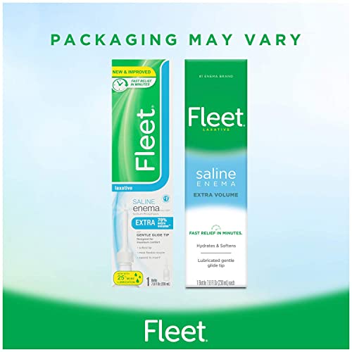 Fleet Saline Laxative Enema 7.8 oz (pack of 6)