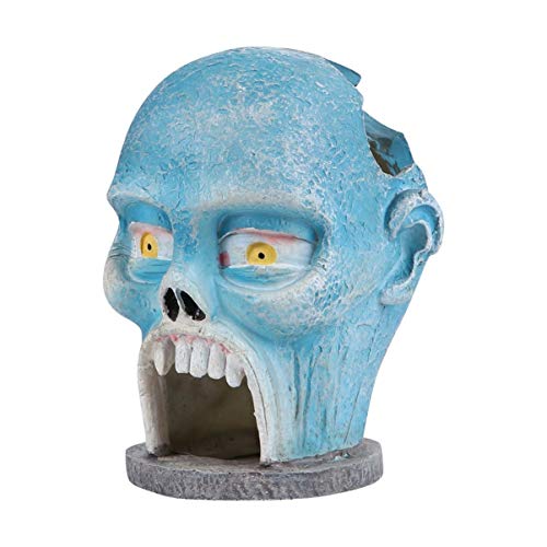 ledmomo 水槽 オブジェ 頭蓋骨 メダカ 金魚 エビ 爬虫類 隠れ家 置物