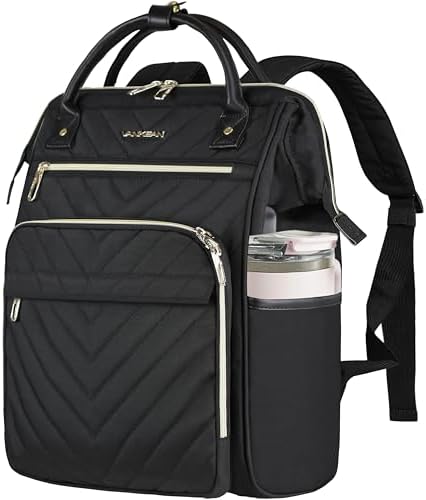 VANKEAN 17 Inch Laptop Backpack for Women Men Fashion Computer Wo...