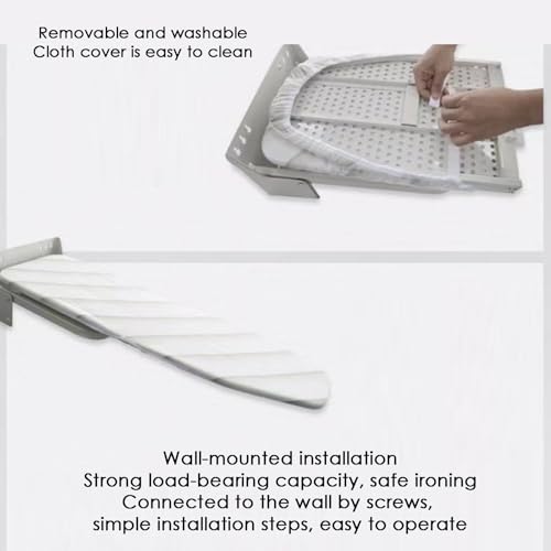 Planche à repasser murale pliable pour optimiser les petits espaces de maison