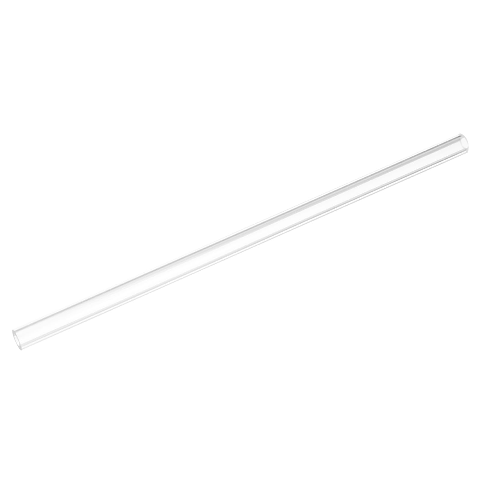 uxcell 2pcs Clear Rigid Tubing Pipe 7mm ID x 13mm(1/2") OD 1Ft(305mm) Round Plastic Polycarbonate Tube