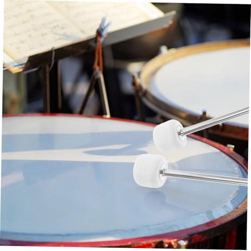 Baquetas Levemolo Chic con agarre ergonómico, cabeza de fieltro de lana y mango de acero inoxidable para batería, ideal para actuaciones en vivo y estudio miniatura 5
