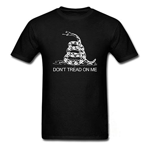 Dont Tread on Me Gadsden Flag Police T Shirt Men Tea Party Casuals Tops Tee Shirts Summer Fashion Funny Tshirt Hommes Camiseta