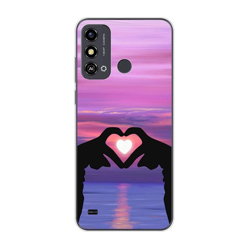 KARTXITAI Cover Compatibile con OnePlus 7T Custodia Trasparente Slim in Silicone TPU con Assorbimento degli Urti e Anti-Graffio-Gatto, gattino, figa