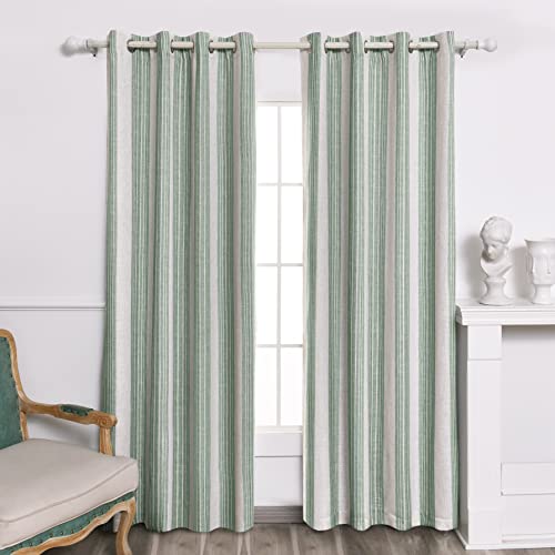 DriftAway Chris Vertical Striped Pattern Linen Blend Lined Therma...