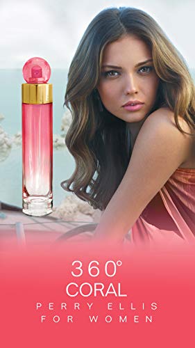 Perry Ellis 360 Coral For Women Eau De Parfum, 3.4 Ounce, Multicolor #TOP3