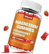 High Absorption Magnesium Glycinate Gummies 600mg per Serving - 60 Vegan Gummies - Promotes Healt...