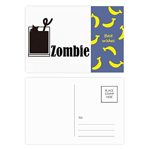 Jeu de cartes postales Zombie Banana pour rompre la monotonie des lettres de remerciement classiques