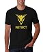 Decrum Men's Pokemon Go Team Instinct Logo Black T Shirt M