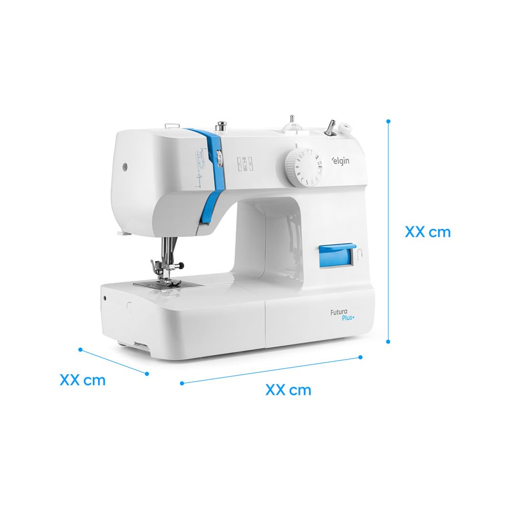 Máquina de Costura Doméstica Elgin JX-2052 Futura Plus 220V