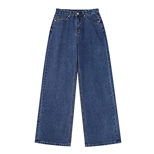 Pantalon droit en denim pour maman avec finitions vintage