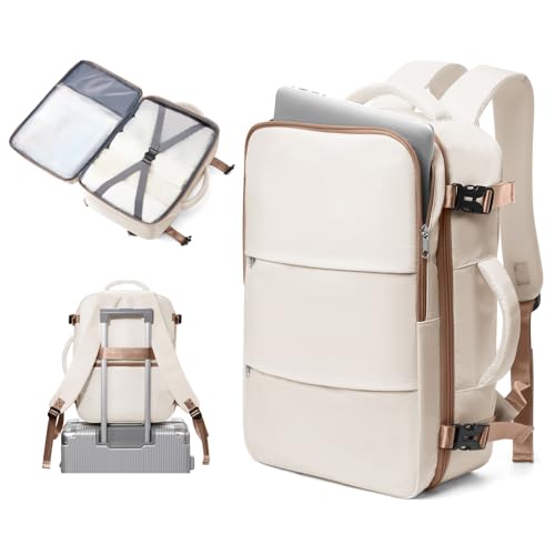 BJLFS Rucksack Handgepäck Flugzeug Ryanair 40×30×20 Handgepäck Reiserucksack Damen Groß Laptop Rucksack Herren 14 zoll business wasserabweisend mit Laptopfach Tasche Carry on Luggage