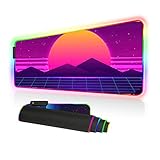 Imegny RGB Mouse Pad, Led Gaming Mouse Pad Oversized Glowing Mat Colorful Soft Mat for Mice Computer...