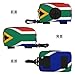 South Africa Flag Pet Travel Waste Bag Storage Bag. Convenient Storage, Suitable For Leash, With Zipper, Easy To Carry When Traveling.