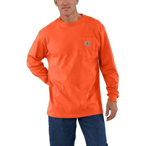 Image of Carhartt Men's Workwear Midweight Jersey Pocket Long-Sleeve T-Shirt